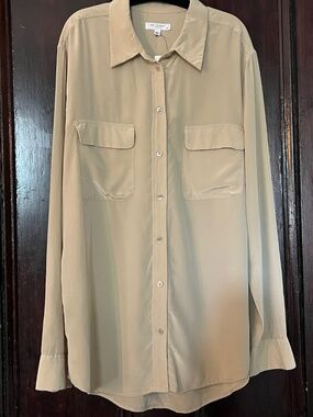 Equipment Size L Women's Button Down Blouse